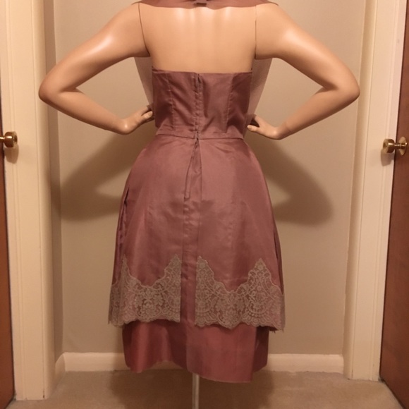 Vintage 1960s silk organza cocktail dress. - Picture 2 of 8